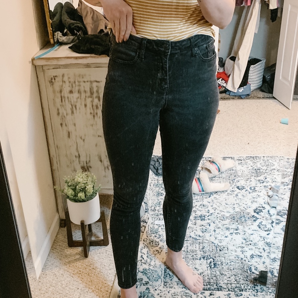 Black Denim Skinny Jeans